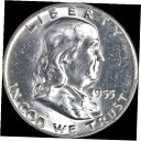 1955 'バッグス バニー' フランクリン ハーフダラー PCGS MS65 ブラスト ホワイト - 在庫1955 'Bugs Bunny' Franklin Half Dollar PCGS MS65 Blast White - In Stock