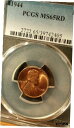 【極美品/品質保証書付】 アンティークコイン コイン 金貨 銀貨 [送料無料] 1944 Lincoln Cent PCGS MS65RD Nice Lustrous Gem Grade Coin 05