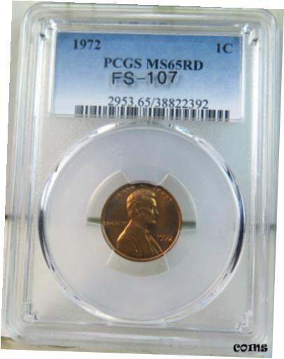 ڶ/ʼݾڽա ƥ    [̵] 1972 ǯ󥫡󥻥PCGS MS65RD * FS 107 DDO * BR- show original title