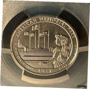 2019 W アメリカンメモリアルパーク NP クォーター 25c PCGS MS 65 ウェストポイント2019 W American Memorial Park NP Quarter 25c PCGS MS 65 West Point