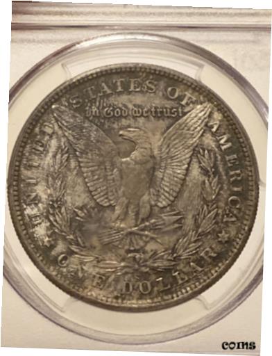 【極美品/品質保証書付】 アンティークコイン コイン 金貨 銀貨 [送料無料] 1880-S Morgan Dollar MS65 Toned Obverse and Reverse- PCGS Beautiful Better Date