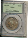  アンティークコイン コイン 金貨 銀貨  1949-S PCGS MS65 Silver Franklin Half Dollar INTERESTING TONE + COLOR OLD GREEN
