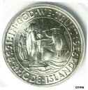 1936 年プロビデンス ロードアイランド 300 周年記念ハーフダラー MS65 PCGS Gen. 4.4 ラベル1936 Providence Rhode...