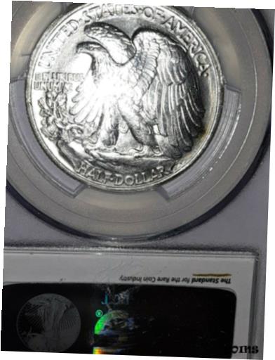  アンティークコイン コイン 金貨 銀貨  1940-P Walking Liberty PCGS MS65,No Toning Semi-Rare Elusive Coin, White Blazer