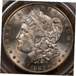 【極美品/品質保証書付】 アンティークコイン コイン 金貨 銀貨 [送料無料] 1880-S Morgan dollar, PCGS MS65, orig, roll-fresh blazer PQ+++DavidKahnRareCoins