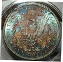 1887 モーガン MS65 PCGS ラトラー クリーン チークス 最も素晴らしいモンスター トーン リバース1887 Morgan MS65 PCGS Rattler Clean Cheeks Most Amazing Monster Tone Reverse