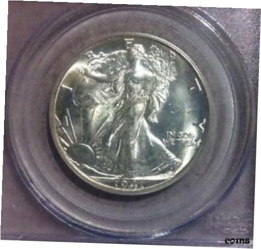 楽天金銀プラチナ　ワールドリソース【極美品/品質保証書付】 アンティークコイン コイン 金貨 銀貨 [送料無料] 1941-D Walking Liberty Silver Half Dollar ~ PCGS MS 65
