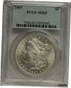 yɔi/iۏ؏tz AeB[NRC RC   [] 1897 Morgan Silver Dollar PCGS MS65 NICE WHITE