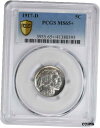 1917-D バッファロー ニッケル MS65+ PCGS1917-D Buffalo Nickel MS65+ PCGS(3)