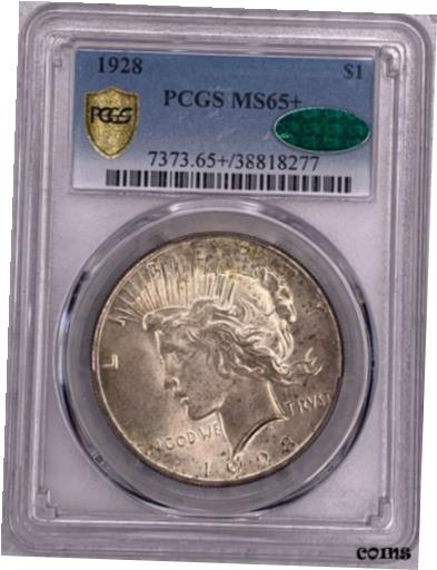 1928 ʿ¥ɥ PCGS MS65+ $1 CAC ǧꥷС 1928 Peace Dollar PCGS MS65+ $1 ...