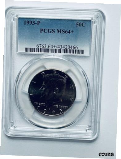  アンティークコイン コイン 金貨 銀貨  2 Coins 1993 P&D Kennedy Halves Sequential Certs. Only 2 MS64+ Currently Graded