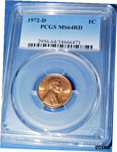 1972-D 1C RD Lincoln Memorial Cent-PCGS MS64RD--375-1※関税は当ショップ負担（お客様負担無し）※全国送料無料・海外輸送無料※商品の状態は画像をご確認下さい（極美品・目立った汚れ無し）※輸入品の為英語表記となります※その他ご不明点はお気軽にお問合せ下さい！Modified Item: NoCountry/Region of Manufacture: United StatesCertification Number: 34666471Certification: PCGSStrike Type: BusinessMint Location: DenverGrade: MS 64Year: 1972Circulated/Uncirculated: UncirculatedComposition: CopperDenomination: 1CCoin: Lincoln Memorial[ご購入前に必ずお読み下さい]親切丁寧に、商品到着までサポート対応させていただきます。■パソコンの画像・画質により色や素材感が、実際の商品と多少異なる場合がございますので予めご了承くださいませ。■お客様のご都合（程度の解釈相違を含む）による商品のご購入後のキャンセル返品は、原則としてお受け致しておりません。未払いのまま2日以上連絡が取れない場合はキャンセルさせて頂きます。その場合、事務局側が自動的に「非常に悪い」の評価を付けてしまいますのでご注意ください。※お支払い頂いた場合は連絡は不要です。※他ショップでも販売しておりますので、稀に在庫がない場合がございます。■不具合での返品は箱などすべてが到着時の状態になるものに限らせていただきます。※当店では不良品はすべて現物確認と不具合の確認を行い対応をさせて頂いております。■お客様のご都合によるご注文確定後の商品のキャンセルにつきましては承っておりません。また、ご入金確認後、またはご決済完了確認後のキャンセルにつきましては、ご注文総額の30％のキャンセル料をご請求させていただきます。■領収書二重発行やトラブル防止のため、領収書発行は行っておりません。事務局側が発行している「支払い明細」が正式な支払い証明となります。支払い明細画面を印刷したものが領収書の代わりになることを各税務署に確認済みです。■年末年始・連休の発送は、業者も休みになる関係でいつもより遅れます。■輸送時の破損の場合は配送業者への報告を行って下さい。報告なしでの対応はできません。■日祝日は定休日とさせていただいております。連絡・発送が出来ませんのであらかじめご了承お願いいたします。■内容は必ずお読みになってからお買い求め下さいますようお願い致します。※在庫状況は常に更新をしておりますが、当社は複数店舗で在庫を共有しているため、ご注文を頂きましても稀に欠品している場合がございます。その際は誠に申し訳ございませんが、その旨をメールまたはお電話にてご連絡させていただきます。ご理解いただけますようお願い申し上げます。親切・丁寧にお取引させていただきますのでよろしくお願いします。 品質保証について 当店の商品の、品質保証についてご紹介いたします。 ▽品質保証書 お買い上げいただく全ての商品に「WORLD RESOURCE品質保証書」をおつけいたします。 これは、WORLD RESOURCEが販売した商品であることを保証するものです。大切に保管してください。 ▽標準保証に関して 当店でご購入頂きました商品は7日以内の標準保証サービスが付属致します。 ※ご購入日につきましては、製品の品質保証書に記載の日付にて確認させていただきます。 ※保証は通常利用時のみの対応となります。 ※ご購入日の確認を致しかねる場合は有償となります。品質保証書は大切に保管して下さい。POINT01　品揃え一番店を目指して 「期待に答えるお店づくりと、時代に合わせたサービスをご提供致します。」 POINT02　多種多様な商品レパートリー 「幅広く、世界の商品をご用意しております。」 POINT03　きっと見つかる！新しい発見 「テレビや雑誌で紹介されたアイテムもいちはやく。」 モットー：丁寧な接客対応 その道数十年のスタッフだからこそできる、“豊富な知識”に基づく商品のご提案。 お探しの商品はお気軽にスタッフにお尋ねください。 「以前は、商品ページあったけど、、、見つからない。」 「初めてアンティークコインの購入をしますが大丈夫ですか？」 「この年代の商品を探していますが、おすすめはありますか？」 「友人にアンティークコインを送りたいけど、おすすめありますか？」 等など、困ったときの質問にも、しっかり対応・お調べ致します。 取寄せ、取り置き等もできますので、商品一覧で見つからなかった商品でも、 スタッフまでお気軽にご相談下さい。 【お問い合わせはお気軽にどうぞ】 suport@world-resource.net