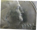 1955 フランクリン シルバー ハーフダラー-PCGS MS64 - バッグス バニーはスラブに記載されていません - 6441955 Franklin Silver Half Dollar - PCGS MS64 - Bugs Bunny not listed on slab - 644