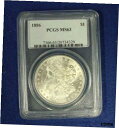1886年 $1 PCGS MS631886 $1 PCGS MS63(3)