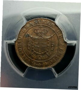 1859年 イタリア トスカーナ 1 Centesimo PCGS MS63 BN 第2臨時政府 Lustrous1859 Italy Tuscany 1 Centesimo PCGS MS63 BN Second Provisional Government Lustrous