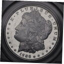 【極美品/品質保証書付】 アンティークコイン コイン 金貨 銀貨 [送料無料] 1886 Morgan $1 PCGS Certified MS63 DMPL Deep Mirror Proof Like Silver Dollar