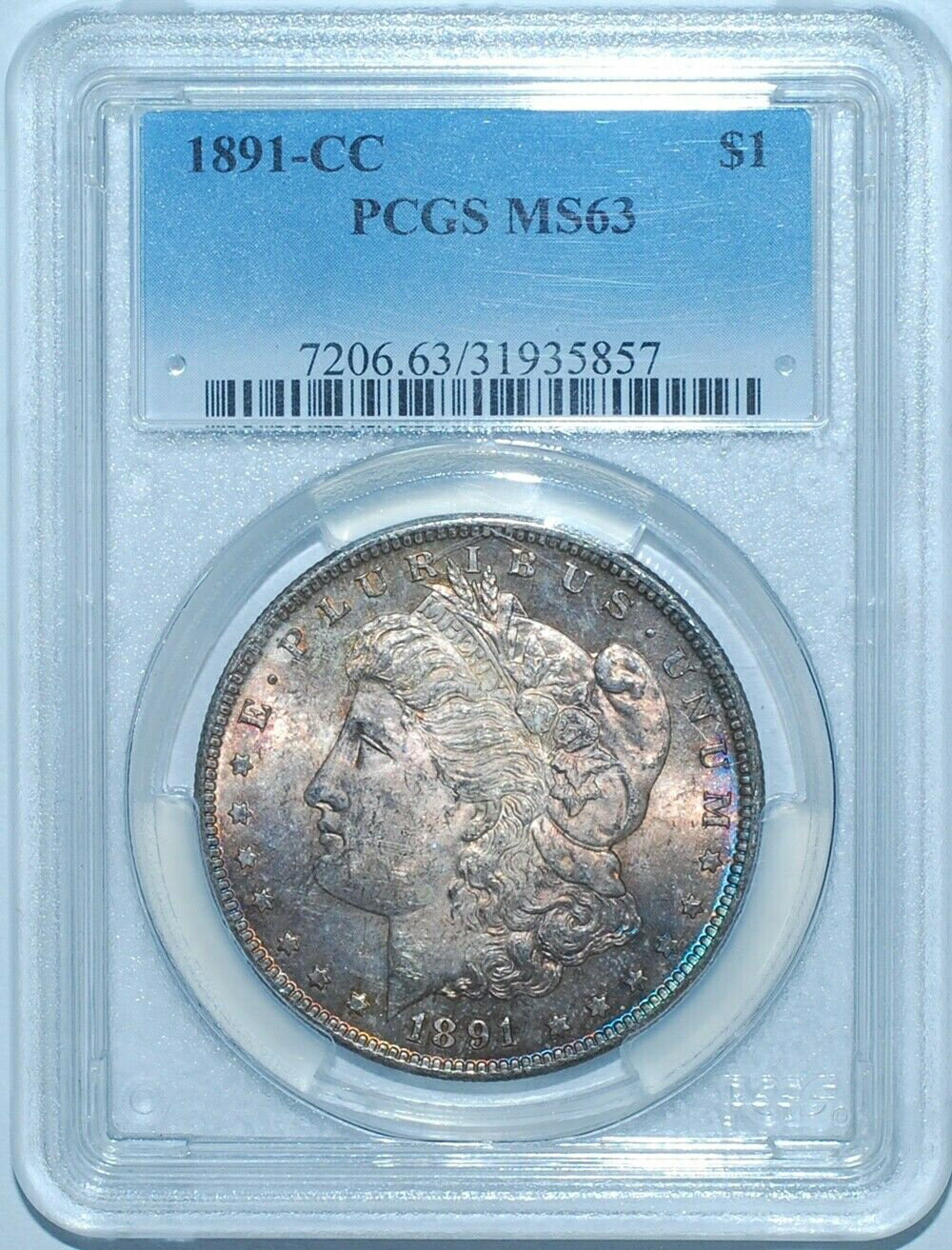  アンティークコイン 銀貨 1891 CC PCGS MS63 VAM-3 Spitting Eagle Carson City Morgan Silver Dollar  #sot-wr-8790-237