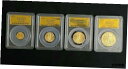 アメリカン ゴールド イーグル 2014 ファースト ストライク MS 70 PCGS 4 コイン セット ゴールド ラベルAmerican Gold Eagl...