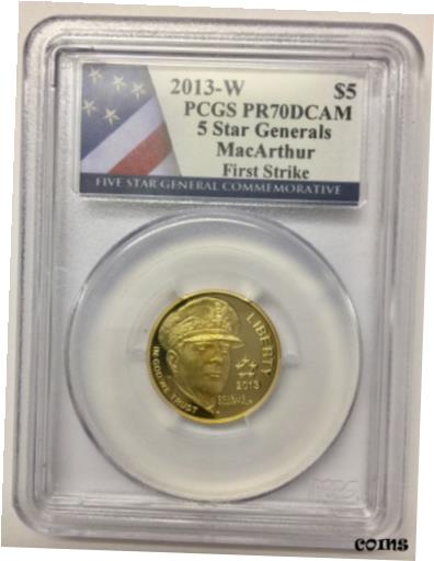  アンティークコイン 金貨 2013-W Proof 5 Star Generals $5 Gold US Commemorative PCGS PR70 FirstStrike  #got-wr-8791-9059
