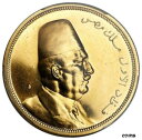 エジプト AH1340//1922 Fuad I ゴールド プルーフ 500 ピアストル PCGS PR-62Egypt AH1340//1922 Fuad I...