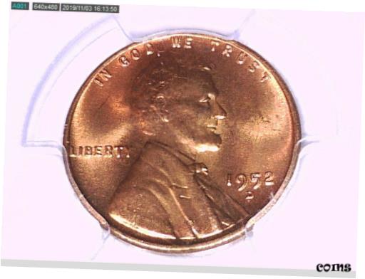 1952 D 󥫡   PCGS MS 64 RD 33936518 ӥǥ1952 D Lincoln Wheat S...