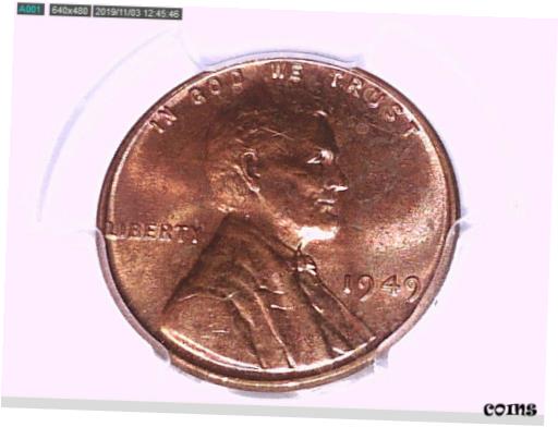 1949 P 󥫡   PCGS MS 64 RD 33614879 ӥǥ1949 P Lincoln Wheat S...