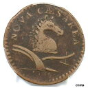 1786 12-G R-4 PCGS VF 30 コールターなし ニュージャージー コロニアル銅貨1786 12-G R-4 PCGS VF 30 No Cou...