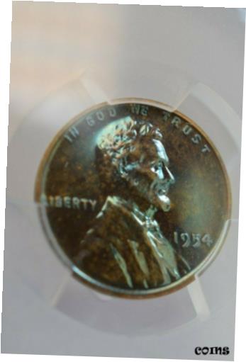yɔi/iۏ؏tz AeB[NRC RC   [] PR65RB 1954 RED BROWN LINCOLN PENNY PCGS GRADED PROOF COIN RARE TONED ONE CENT
