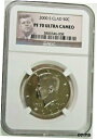 yɔi/iۏ؏tz AeB[NRC RC   [] 2000 S Clad Proof Kennedy Half Dollar - NGC PF 70 Ultra Cameo - Guide $72.00