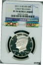 yɔi/iۏ؏tz AeB[NRC RC   [] 2011-S KENNEDY HALF SILVER DOLLAR NGC PF-70 ER MAC UHCam MAC FINEST & SPOTLESS *