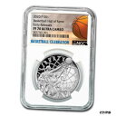 yɔi/iۏ؏tz AeB[NRC RC   [] 2020-P Basketball Hall of Fame $1 Silver PF-70 NGC (ER) - SKU#215615