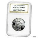 1998-W 1 オンス プルーフ プラチナ アメリカン イーグル PF-70 NGC - SKU#633001998-W 1 oz Proof Platinu...
