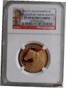 2012 S サカガウィア デラウェア州 NGC PF69 との $1 条約 ウルトラ カメオ出演2012 S Sacagawea $1Treaty With The Delawares NGC PF69 Ultra Cameo(3)