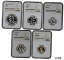 yɔi/iۏ؏tz AeB[NRC d 1956 PROOF SET NGC CERTIFIED PR PF 69 1C 5C 10C 25C 50C HAZE / SPOT FREE 5 SLABS [] #oot-wr-8892-4766