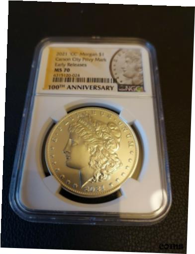 ڶ/ʼݾڽա ƥ    [̵] PreSale Morgan 2021 CC $1 Silver Dollar Carson City NGC MS70 Early Releases