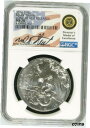  アンティークコイン コイン 金貨 銀貨  2016-P MARK TWAIN UNC COMMEM $1 SILVER DOLLAR NGC MS70 MILES STANDISH SIGNED