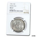 1934 年メリーランド州 300 周年記念ハーフダラー MS-67 NGC - SKU#1588421934 Maryland Tercentenary Ha...