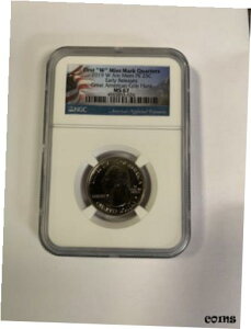 2019年アメリカ記念公園クォーターNGC Ms67早期リリース2019 w american memorial park quarter NGC Ms67 Early Release