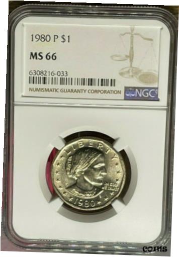 1980 P, $1 SBA, NGC Certified MS 66, 033※関税は当ショップ負担（お客様負担無し）※全国送料無料・海外輸送無料※商品の状態は画像をご確認下さい（極美品・目立った汚れ無し）※輸入品の為英語表記となります※その他ご不明点はお気軽にお問合せ下さい！Country/Region of Manufacture: United StatesCertification: NGCStrike Type: BusinessMint Location: PhiladelphiaGrade: MS 66Year: 1980Circulated/Uncirculated: UncirculatedDenomination: $1[ご購入前に必ずお読み下さい]親切丁寧に、商品到着までサポート対応させていただきます。■パソコンの画像・画質により色や素材感が、実際の商品と多少異なる場合がございますので予めご了承くださいませ。■お客様のご都合（程度の解釈相違を含む）による商品のご購入後のキャンセル返品は、原則としてお受け致しておりません。未払いのまま2日以上連絡が取れない場合はキャンセルさせて頂きます。その場合、事務局側が自動的に「非常に悪い」の評価を付けてしまいますのでご注意ください。※お支払い頂いた場合は連絡は不要です。※他ショップでも販売しておりますので、稀に在庫がない場合がございます。■不具合での返品は箱などすべてが到着時の状態になるものに限らせていただきます。※当店では不良品はすべて現物確認と不具合の確認を行い対応をさせて頂いております。■お客様のご都合によるご注文確定後の商品のキャンセルにつきましては承っておりません。また、ご入金確認後、またはご決済完了確認後のキャンセルにつきましては、ご注文総額の30％のキャンセル料をご請求させていただきます。■領収書二重発行やトラブル防止のため、領収書発行は行っておりません。事務局側が発行している「支払い明細」が正式な支払い証明となります。支払い明細画面を印刷したものが領収書の代わりになることを各税務署に確認済みです。■年末年始・連休の発送は、業者も休みになる関係でいつもより遅れます。■輸送時の破損の場合は配送業者への報告を行って下さい。報告なしでの対応はできません。■日祝日は定休日とさせていただいております。連絡・発送が出来ませんのであらかじめご了承お願いいたします。■内容は必ずお読みになってからお買い求め下さいますようお願い致します。※在庫状況は常に更新をしておりますが、当社は複数店舗で在庫を共有しているため、ご注文を頂きましても稀に欠品している場合がございます。その際は誠に申し訳ございませんが、その旨をメールまたはお電話にてご連絡させていただきます。ご理解いただけますようお願い申し上げます。親切・丁寧にお取引させていただきますのでよろしくお願いします。 品質保証について 当店の商品の、品質保証についてご紹介いたします。 ▽品質保証書 お買い上げいただく全ての商品に「WORLD RESOURCE品質保証書」をおつけいたします。 これは、WORLD RESOURCEが販売した商品であることを保証するものです。大切に保管してください。 ▽標準保証に関して 当店でご購入頂きました商品は7日以内の標準保証サービスが付属致します。 ※ご購入日につきましては、製品の品質保証書に記載の日付にて確認させていただきます。 ※保証は通常利用時のみの対応となります。 ※ご購入日の確認を致しかねる場合は有償となります。品質保証書は大切に保管して下さい。POINT01　品揃え一番店を目指して 「期待に答えるお店づくりと、時代に合わせたサービスをご提供致します。」 POINT02　多種多様な商品レパートリー 「幅広く、世界の商品をご用意しております。」 POINT03　きっと見つかる！新しい発見 「テレビや雑誌で紹介されたアイテムもいちはやく。」 モットー：丁寧な接客対応 その道数十年のスタッフだからこそできる、“豊富な知識”に基づく商品のご提案。 お探しの商品はお気軽にスタッフにお尋ねください。 「以前は、商品ページあったけど、、、見つからない。」 「初めてアンティークコインの購入をしますが大丈夫ですか？」 「この年代の商品を探していますが、おすすめはありますか？」 「友人にアンティークコインを送りたいけど、おすすめありますか？」 等など、困ったときの質問にも、しっかり対応・お調べ致します。 取寄せ、取り置き等もできますので、商品一覧で見つからなかった商品でも、 スタッフまでお気軽にご相談下さい。 【お問い合わせはお気軽にどうぞ】 suport@world-resource.net