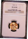 1965 リンカーン セント NGC MS66RD ビジネス ストライク ブライト レッド グレート ラスター PQ #G5451965 Lincoln Cen...