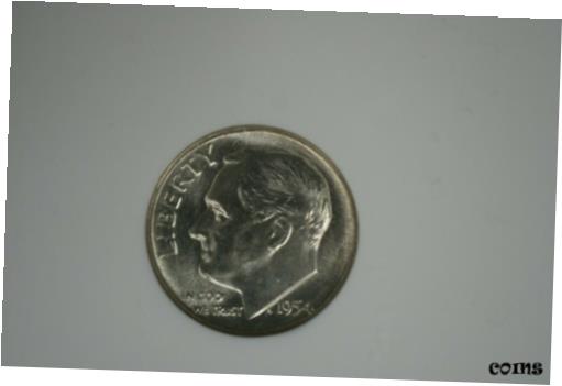 【極美品/品質保証書付】 アンティークコイン コイン 金貨 銀貨 [送料無料] 1954 S Roosevelt Dime MS 66 NGC UNC M-2211