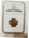 1945 S リンカーン セント MS 66 RD1945 S LINCOLN CENT MS 66 RD(3)
