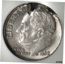 yɔi/iۏ؏tz AeB[NRC RC   [] 1962 NGC MS66FT Struck On A 2.2 Gram Defective Planchet Silver Dime Mint Error