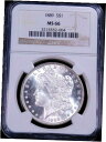 yɔi/iۏ؏tz AeB[NRC  1889 P Morgan Silver Dollar NGC MS66 Blast White Superb Frosty Luster PQ #G285 [] #sot-wr-8905-235