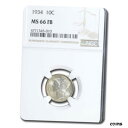 yɔi/iۏ؏tz AeB[NRC RC   [] 1934 Mercury Dime MS-66 NGC (FB) - SKU#242187