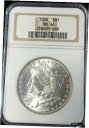 1888-P NGC MS64 モーガン シルバー ダラー ホワイト ゴールド リム トーニング #0691888-P NGC MS64 MORGAN Silver Dollar WHITE w/GOLDEN RIM TONING #069(3)