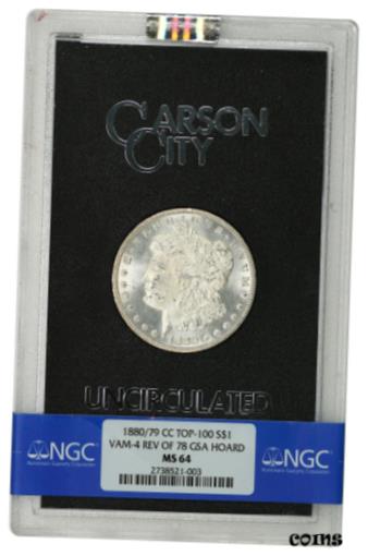 ڶ/ʼݾڽա ƥ Ų 1880/79-CC Reverse of 1878 $1 NGC/GSA MS64 (VAM-4) Top 100 VAM - Top 100 VAM [̵] #oot-wr-8946-1339