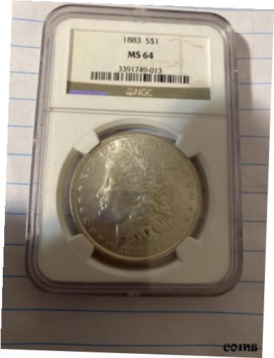 【極美品/品質保証書付】 アンティークコイン コイン 金貨 銀貨 [送料無料] 1883 morgan silver dollar ngc ms64