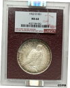 1922 D ピースダラー パラマウント MS 65 認定 光沢のあるシルバートーン NGC MS 641922 D Peace Dollar Paramount MS 65 Certified Lustrous Silver Toned NGC MS 64