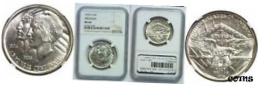 【極美品/品質保証書付】 アンティークコイン コイン 金貨 銀貨 [送料無料] 1939-D Arkansas Silver Commemorative NGC MS-64